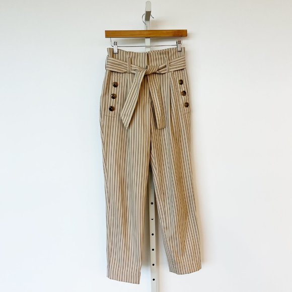 Jonathan Simkhai Striped Pants - Picture 1 of 5